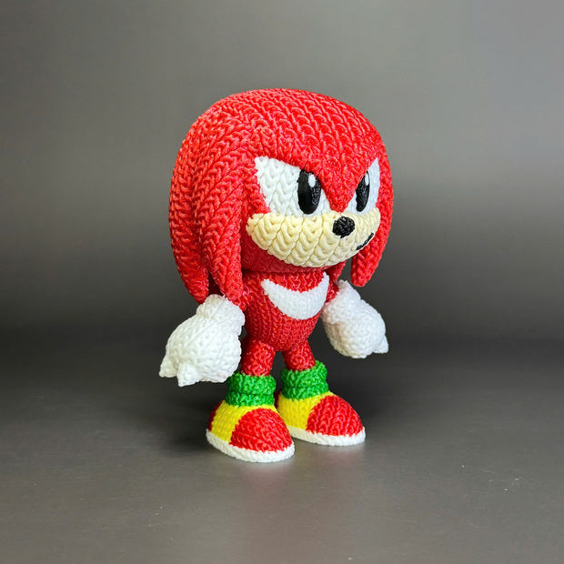Sonic Knuckles Crochet - Knitted