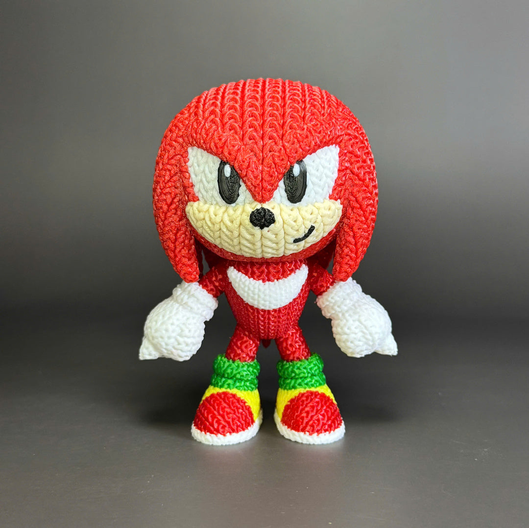 Sonic Knuckles Crochet - Knitted