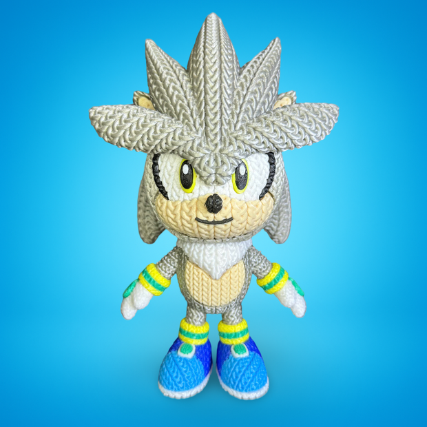 Silver the Hedgehog Crochet - Knitted