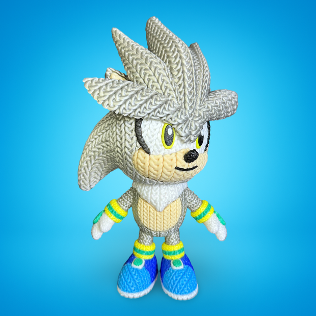 Silver the Hedgehog Crochet - Knitted