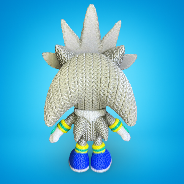 Silver the Hedgehog Crochet - Knitted