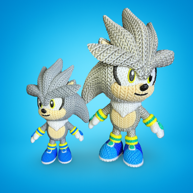 Silver the Hedgehog Crochet - Knitted