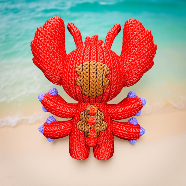 Leroy - Red Stitch - Knitted - Crochet
