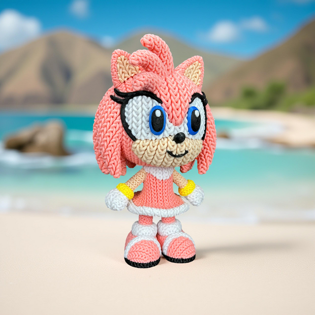 Amy Rose - Knitted - Crochet