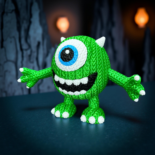 Mike Wazowski - Knitted - Crochet