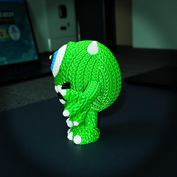 Mike Wazowski - Knitted - Crochet