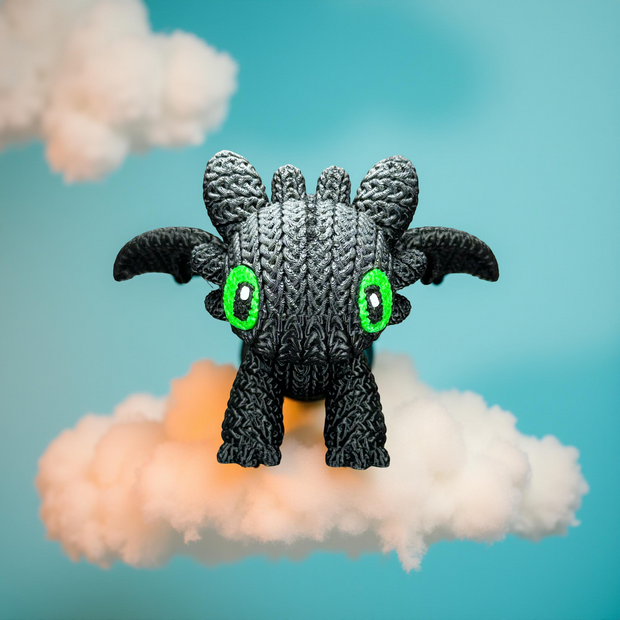 Toothless - Knitted - Crochet