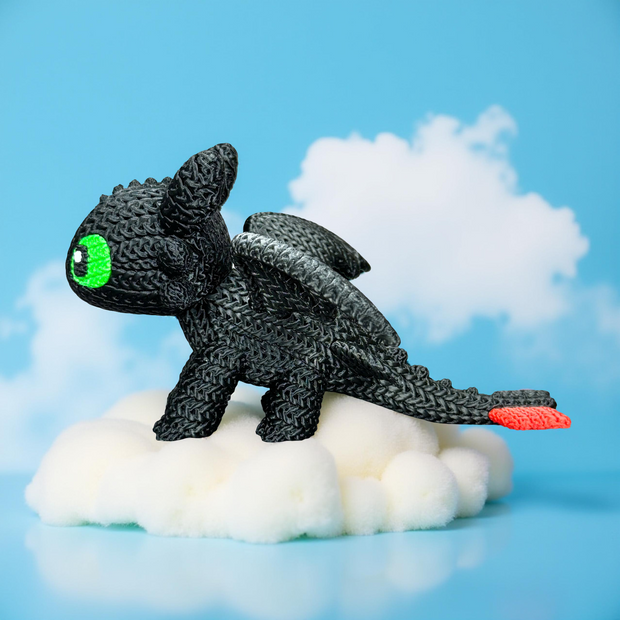 Toothless - Knitted - Crochet