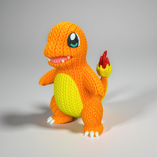 Charmander - Knitted - Crochet