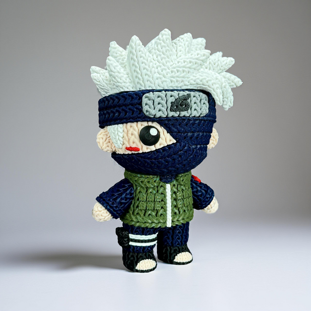 Kakashi - Knitted - Crochet