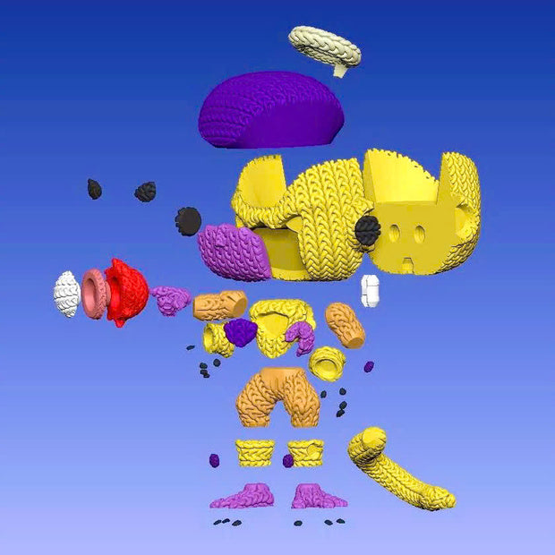 Golden Frieza - Knitted - Crochet